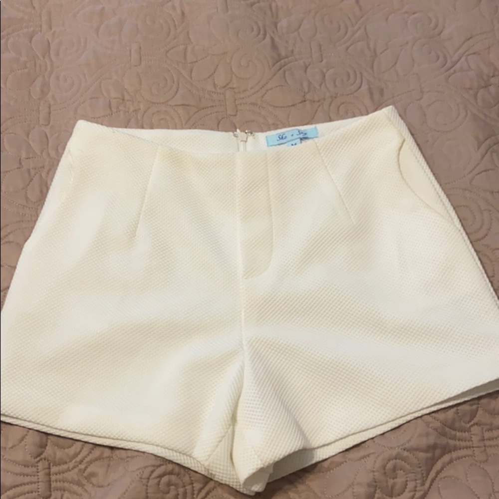 White Shorts